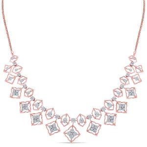 Buy 14 Karat Gold & Diamond Necklace