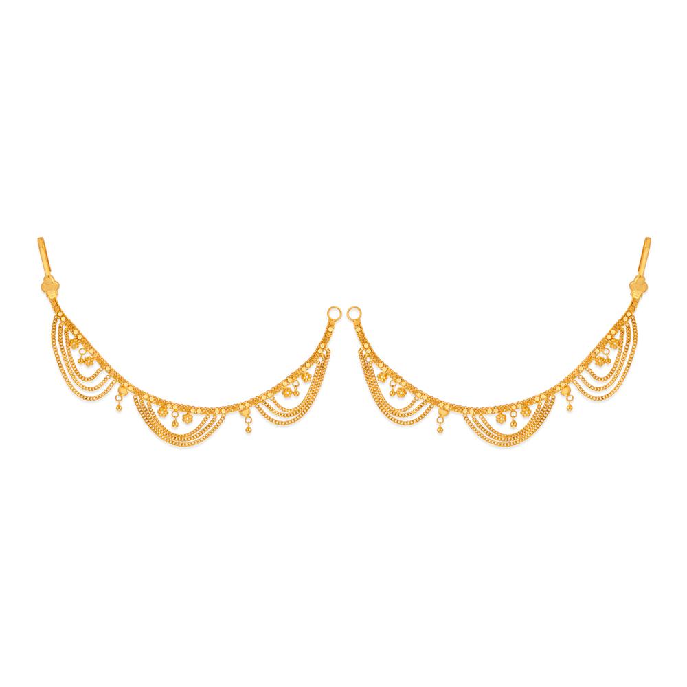 Buy 22 Karat Gold Earring Chains