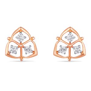 Buy 14 Karat Gold & Diamond Earrings