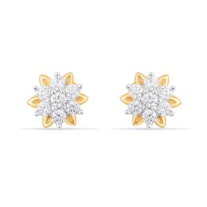 Buy 14 Karat Gold & Diamond Earrings