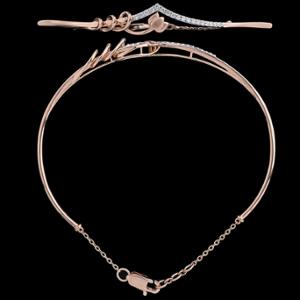 Buy 14 Karat Gold & Diamond Bracelet