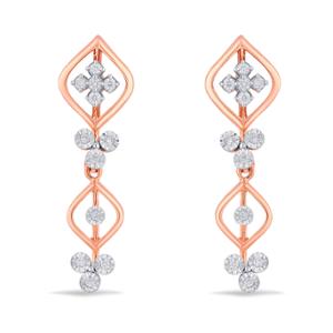 Buy 14 Karat Gold & Diamond Earrings