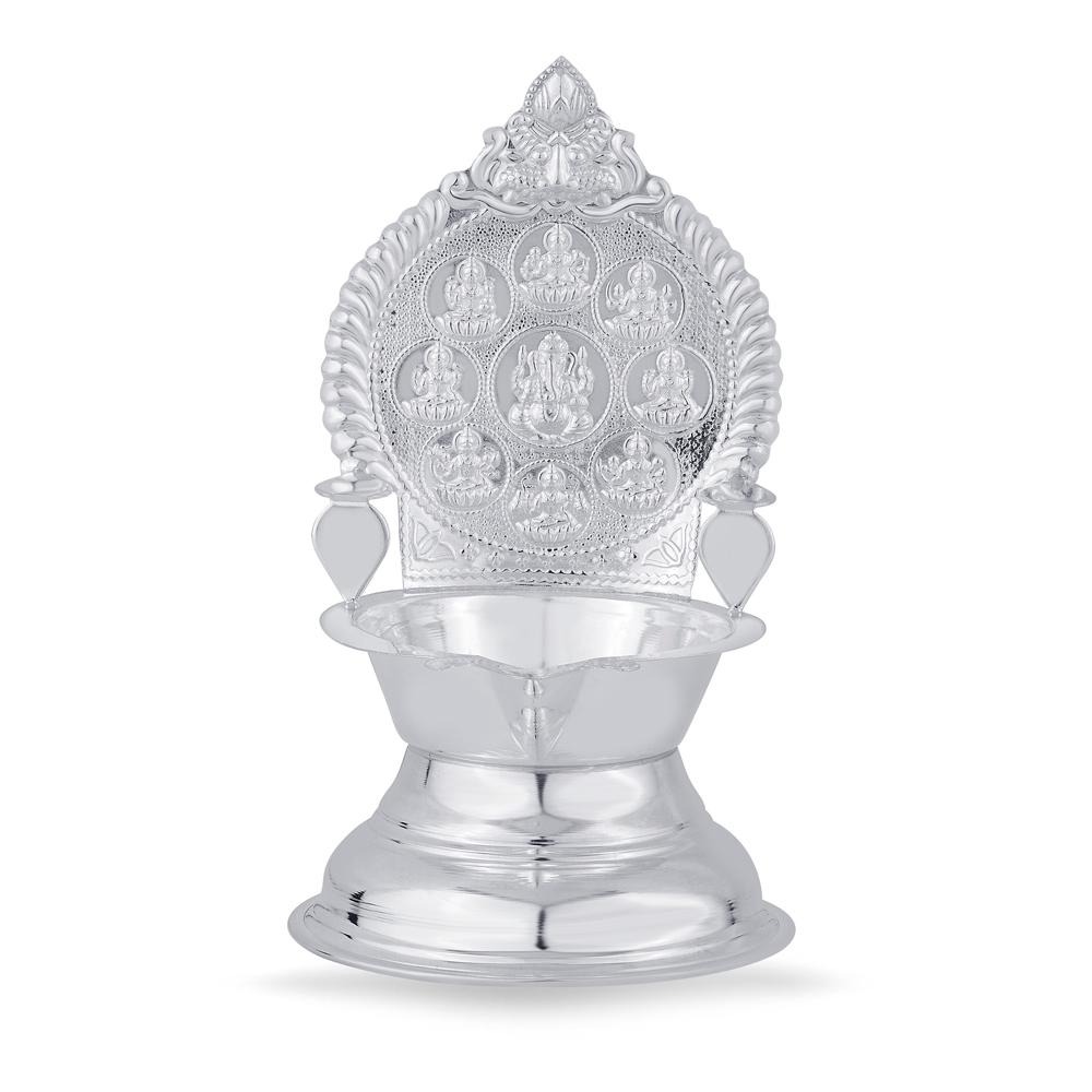 Buy 925 Purity Silver Ashtalakshmi Kamakshi Diya