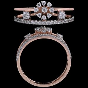 Buy 18 Karat Gold & Diamond Ring