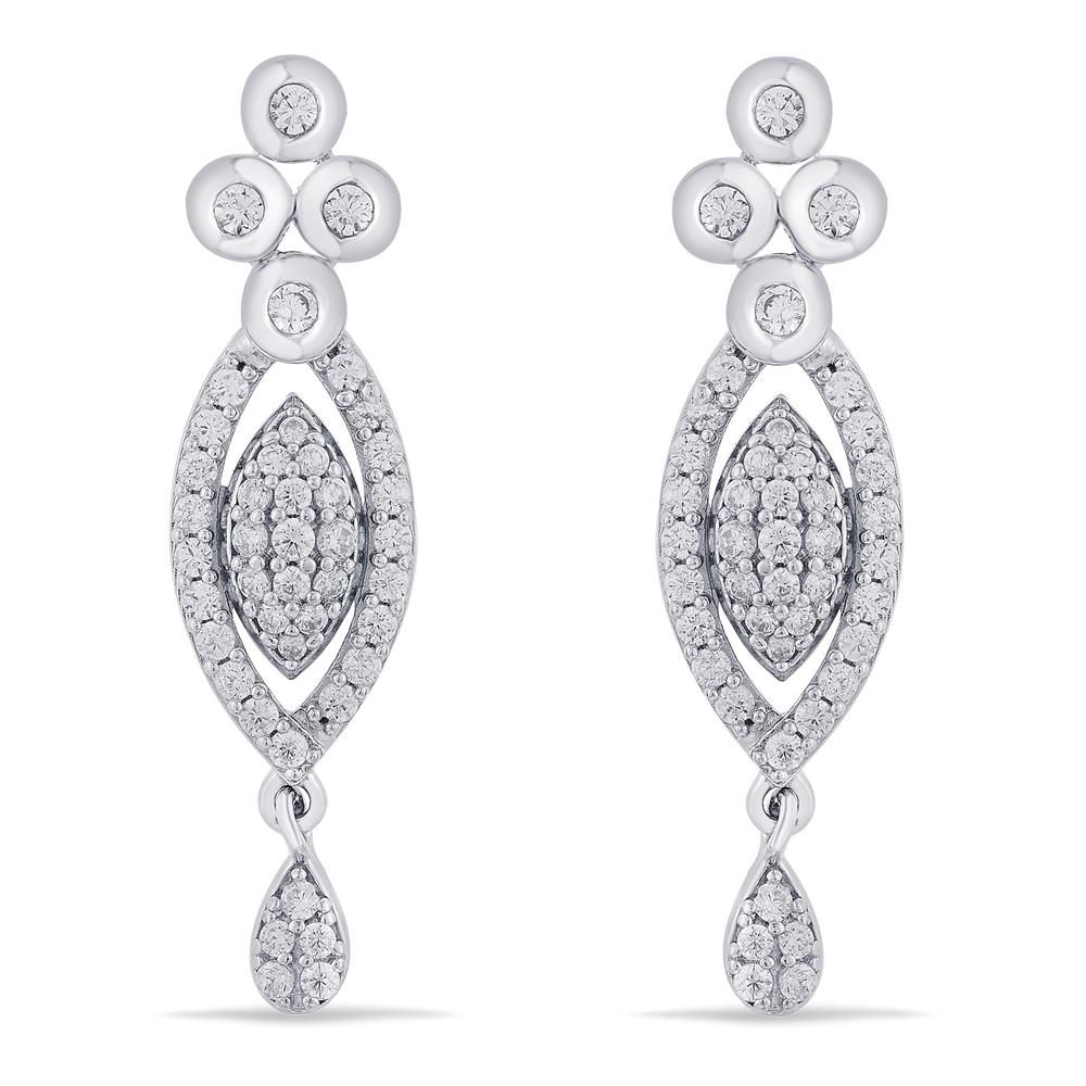Buy 925 Purity Silver Earrings