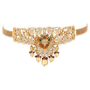 Buy 18 Karat Gold & Diamond Arm Band