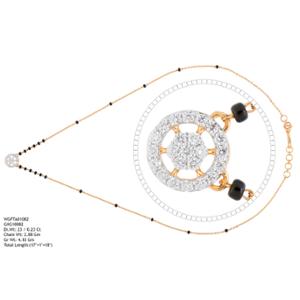 Buy 18 Karat Gold & Diamond Mangalsutra