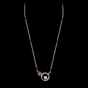 Buy 14 Karat Gold & Diamond Mangalsutra