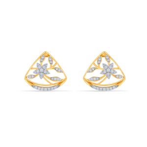 Buy 18 Karat Gold & Diamond Earrings