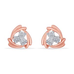 Buy 14 Karat Gold & Diamond Earrings