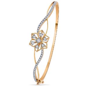 Buy 14 Karat Gold & Diamond Bracelet