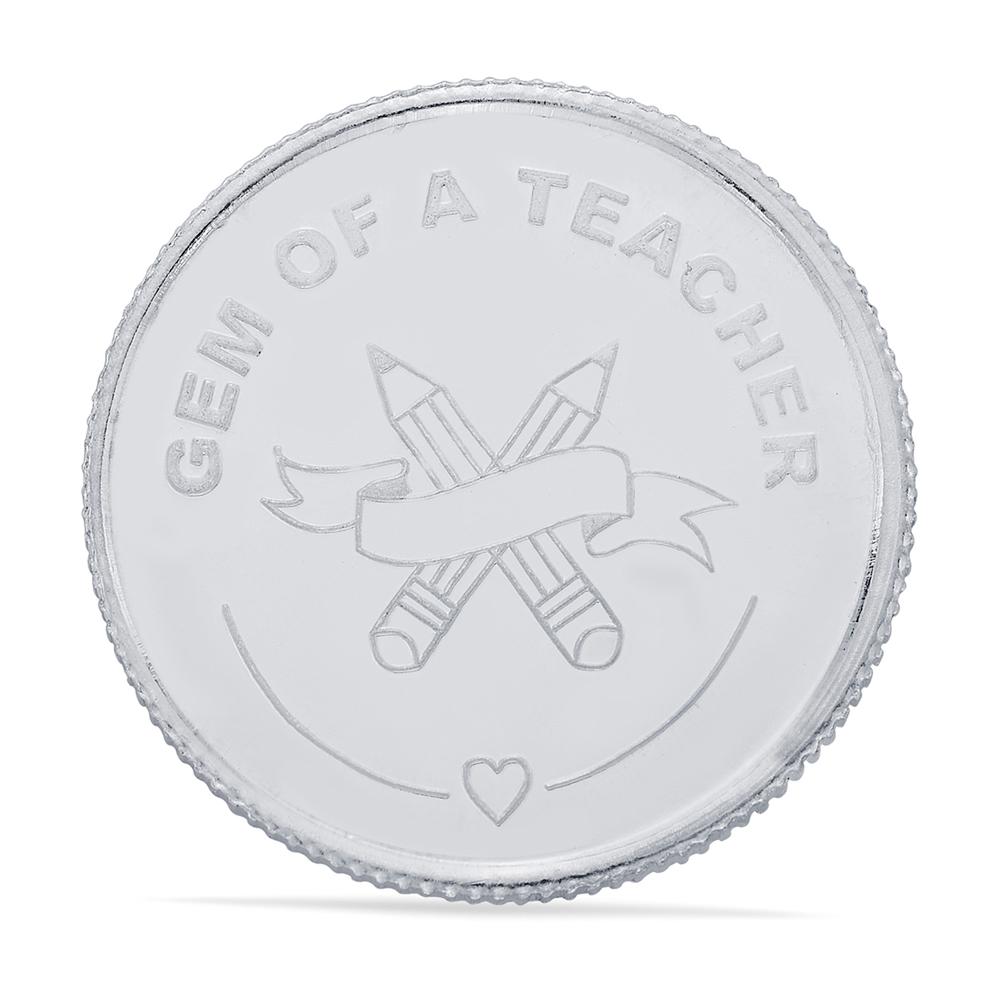 Buy 5 Grams Gem Of A Teacher Silver Coin