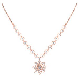 Buy 14 Karat Gold & Diamond Necklace