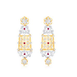Buy 18 Karat Gold & Diamond Earrings
