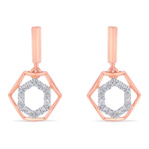 Buy 14 Karat Gold & Diamond Earrings