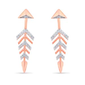 Buy 14 Karat Gold & Diamond Earrings