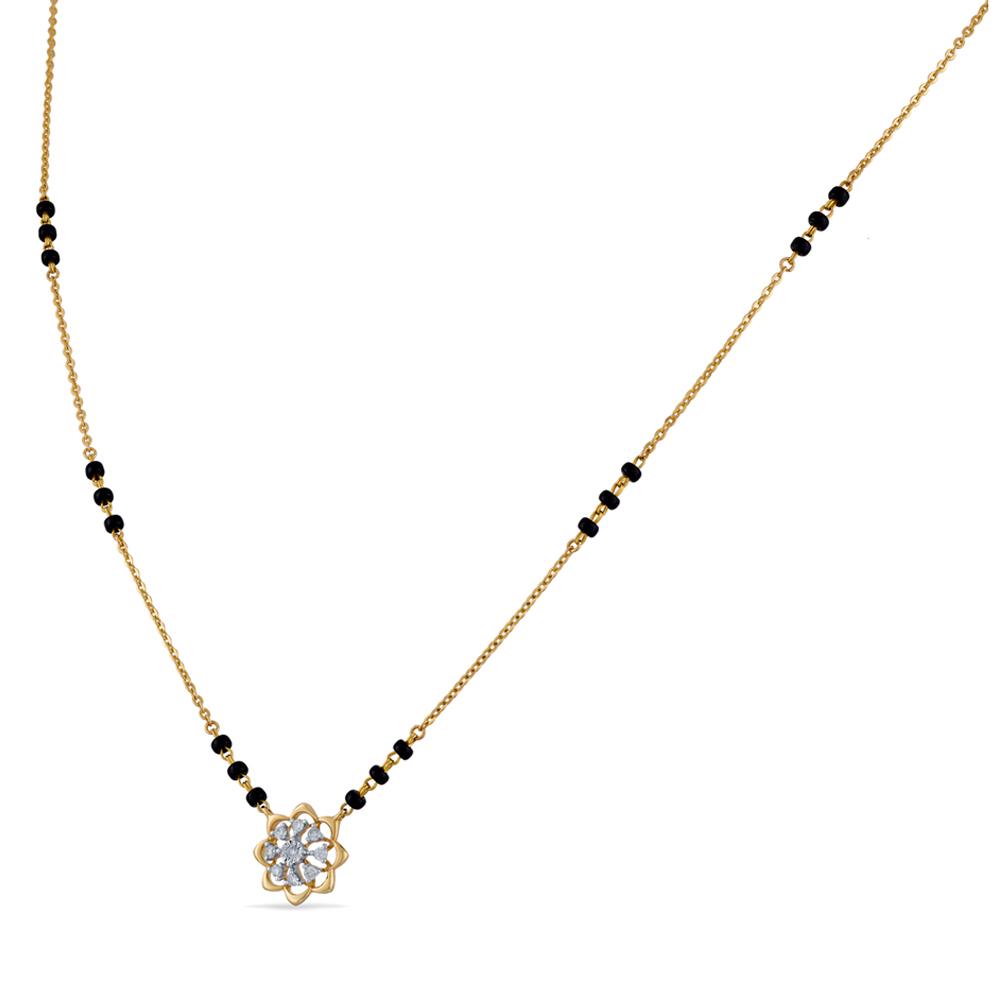 imitation diamond mangalsutra