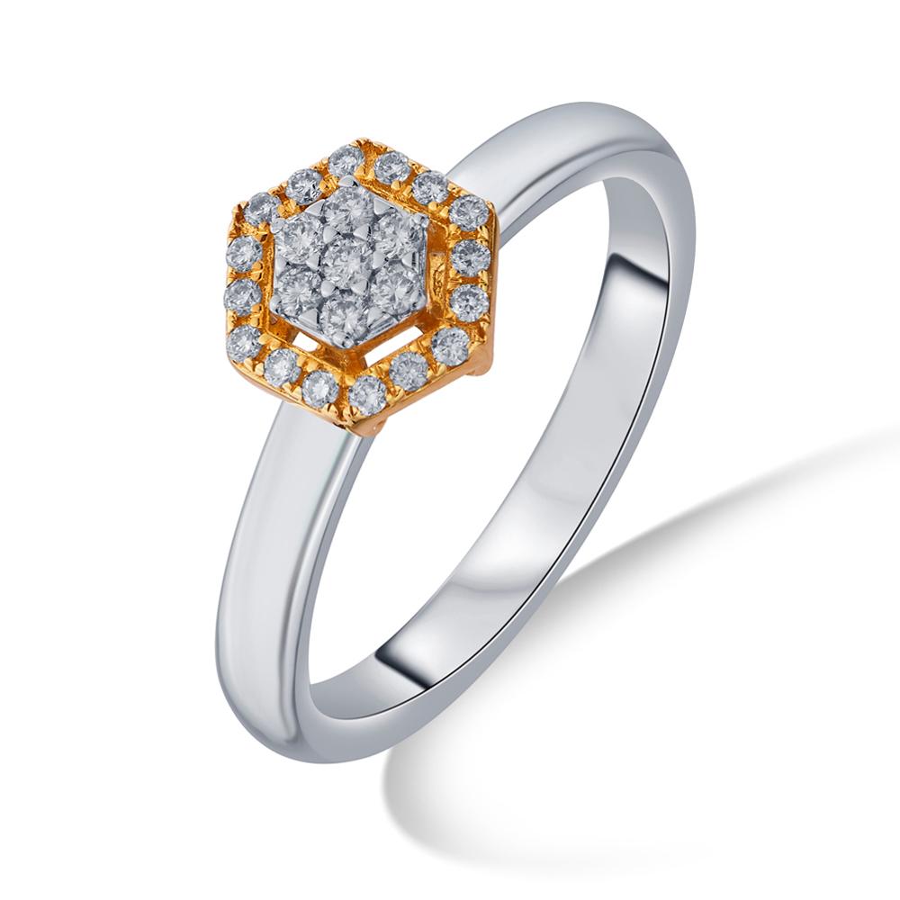 Buy 18 Karat Gold & Diamond Ring