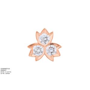 Buy 22 Karat Gold & Diamond Nose Pin