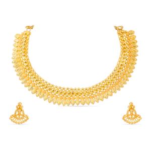 Buy 22 Karat Gold Necklace Set