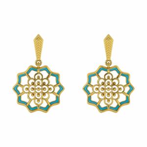 Buy Blue Brilliance Dangler Earrings