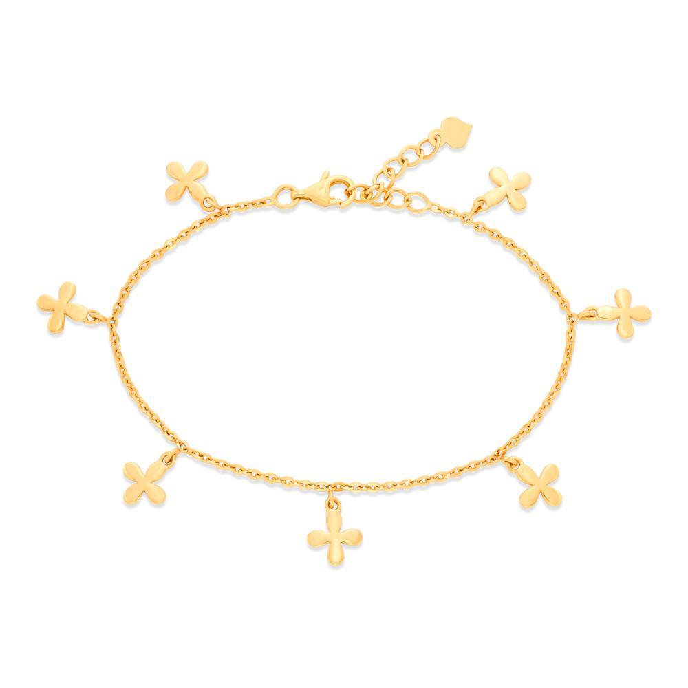 Buy Delicate Clover Gold Bracelet