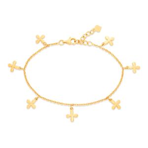 Buy Delicate Clover Gold Bracelet