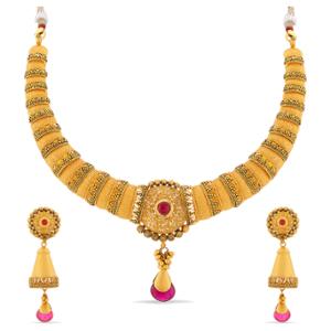 Buy 22 Karat Gold Necklace Set