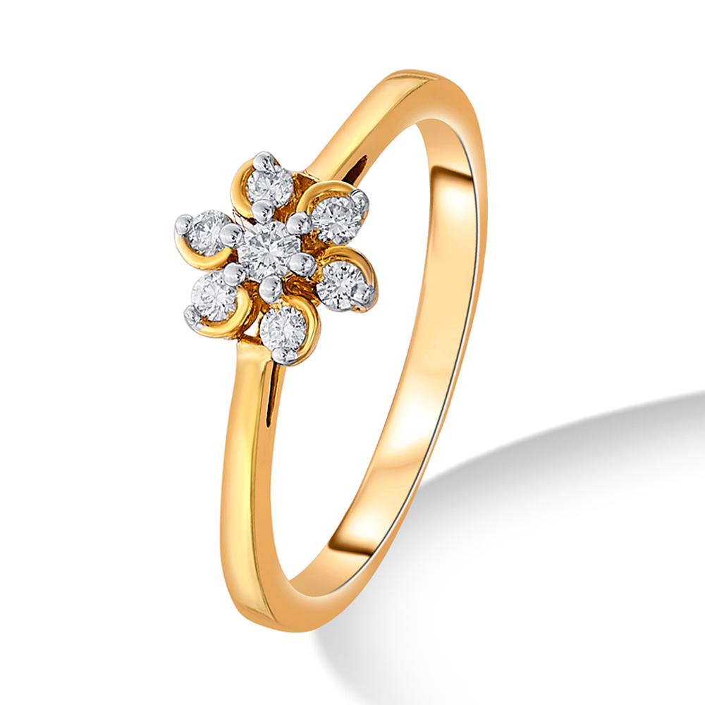 Buy 18 Karat Gold & Diamond Ring