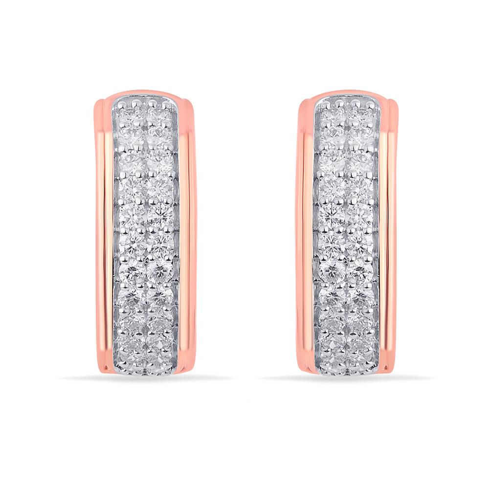 Buy 18 Karat Gold & Diamond Earrings