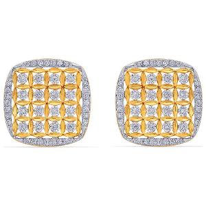 Buy 14 Karat Gold & Diamond Earrings