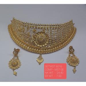 Buy 22 Karat Gold Necklace Set