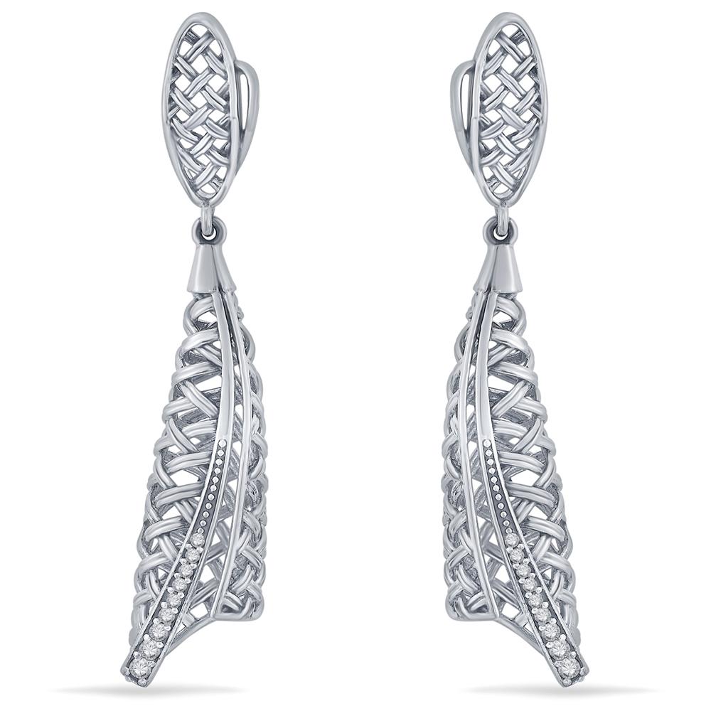 Buy 925 Purity Silver Earrings