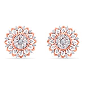 Buy 14 Karat Gold & Diamond Earrings