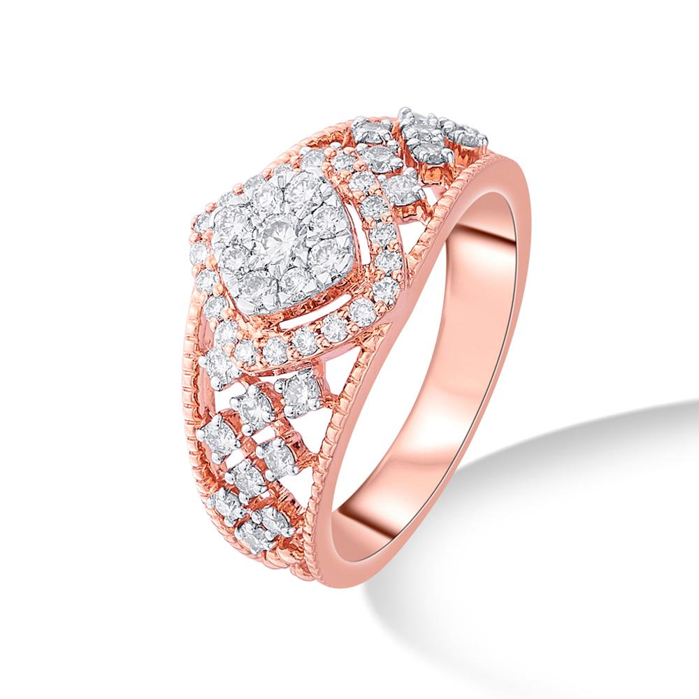 Buy 14 Karat Gold & Diamond Ring