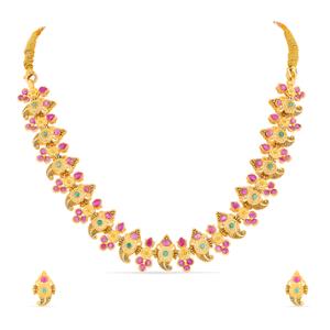 Buy 22 Karat Gold Necklace Set