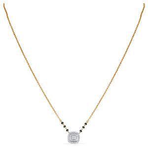 Buy 14 Karat Gold & Diamond Mangalsutra