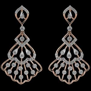 Buy 18 Karat Gold & Diamond Earrings