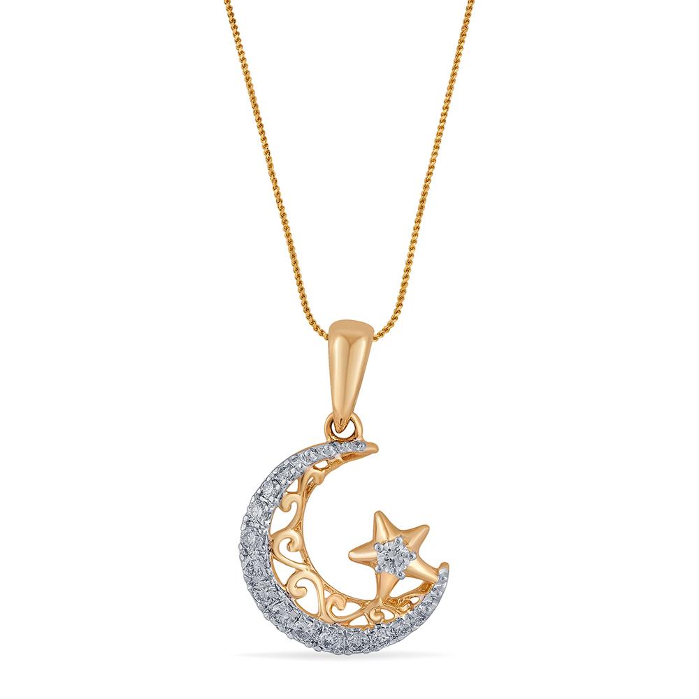 Buy 18 Karat Gold & Diamond Pendant