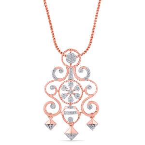 Buy 14 Karat Gold & Diamond Pendant
