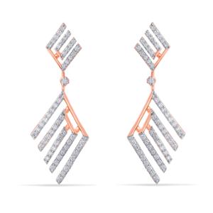 Buy 18 Karat Gold & Diamond Earrings