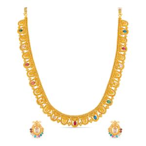 Buy 22 Karat Gold Necklace Set