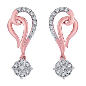 Buy 14 Karat Gold & Diamond Earrings