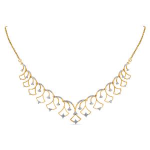 Buy 14 Karat Gold & Diamond Necklace