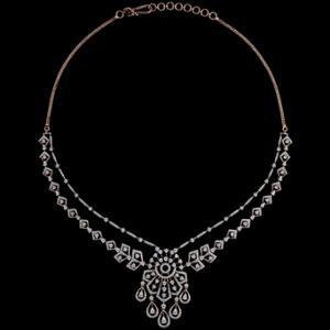 Buy 18 Karat Gold & Diamond Necklace