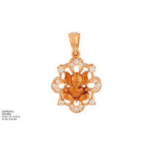 Buy 22 Karat Gold & Diamond Pendant