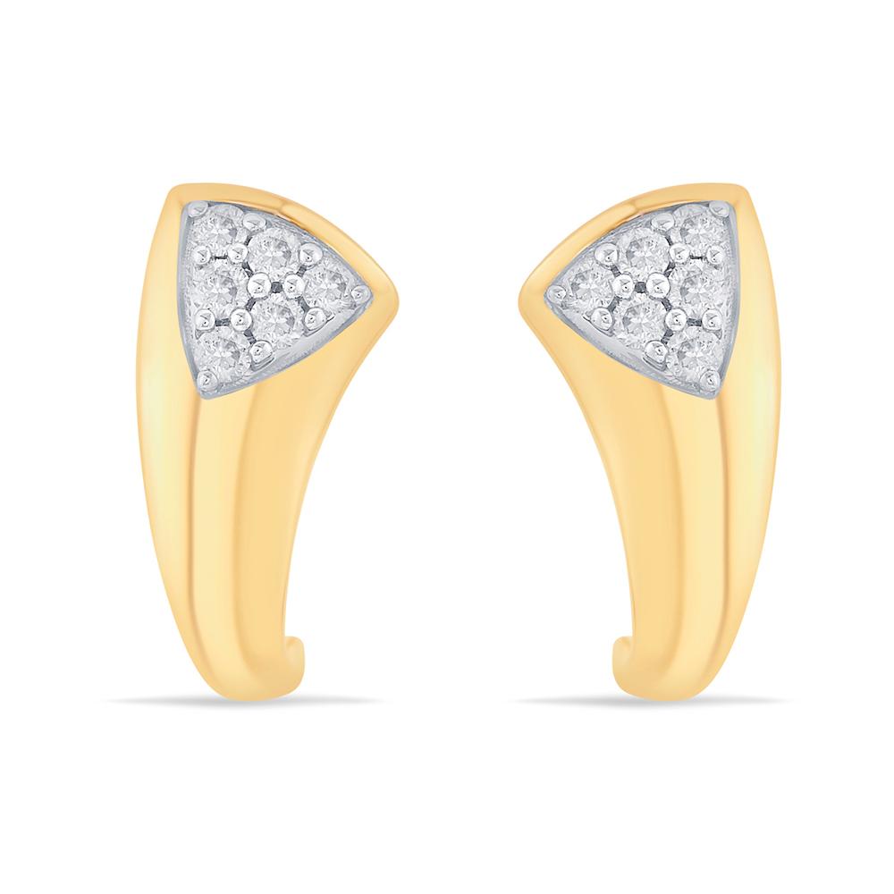 Buy 14 Karat Gold & Diamond Earrings