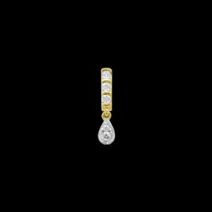 Buy 14 Karat Gold & Diamond Nose Pin
