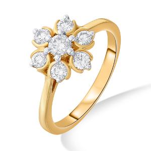 Buy 18 Karat Gold & Diamond Ring