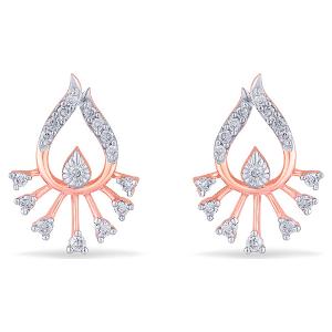 Buy 14 Karat Gold & Diamond Earrings